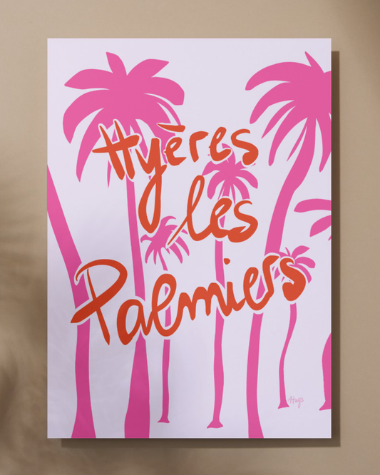 Poster  "Hyères les Palmiers"