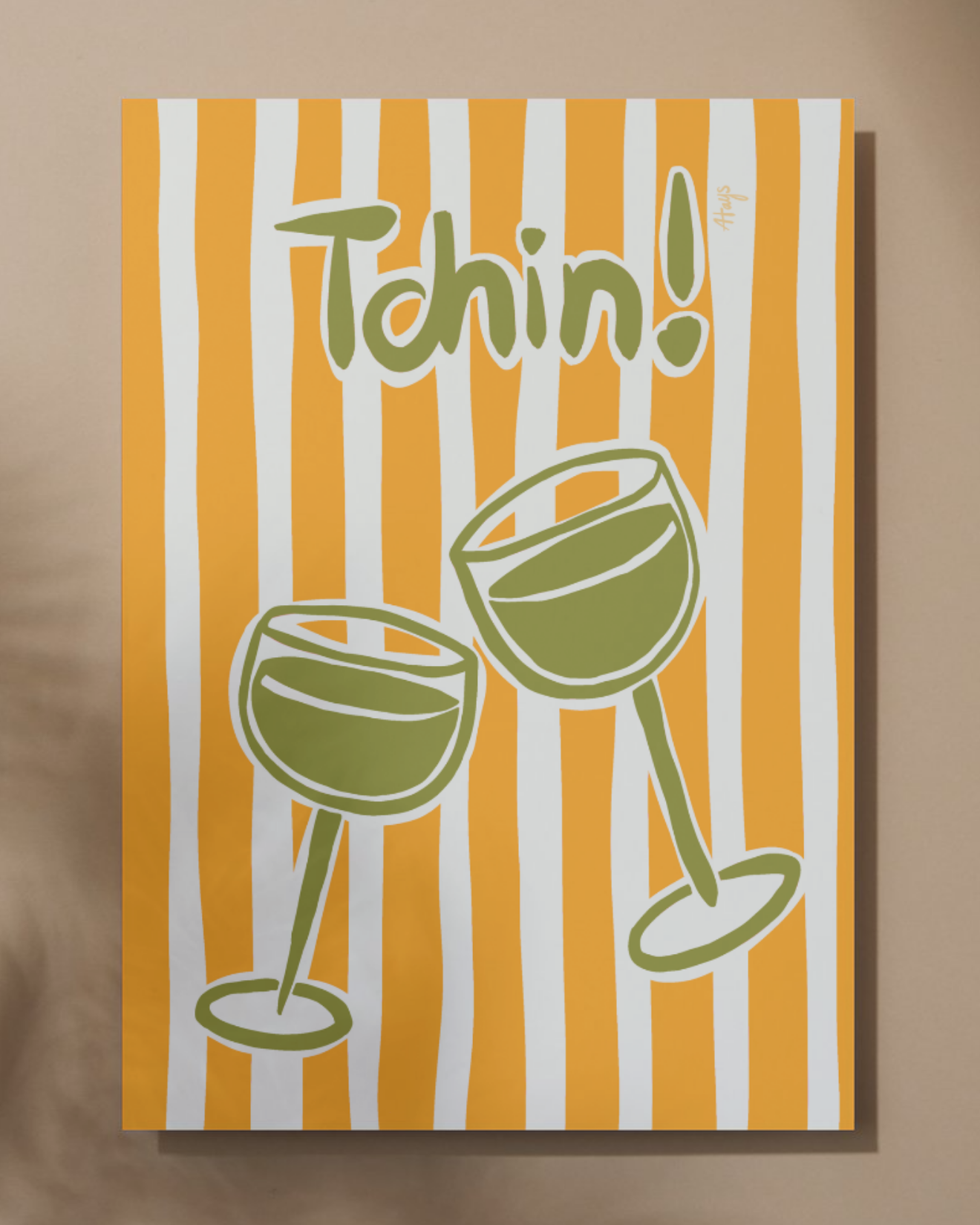Affiche "Tchin !"