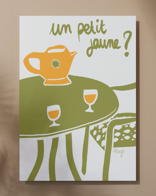 Affiche "Un Petit Jaune ?"