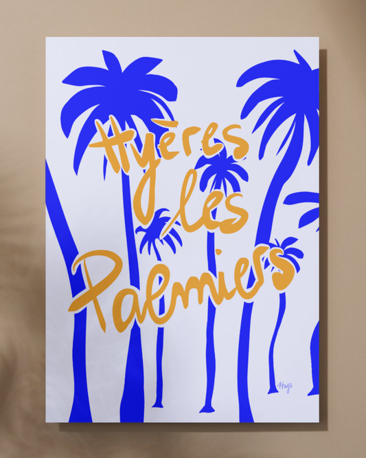 Poster  "Hyères les Palmiers"