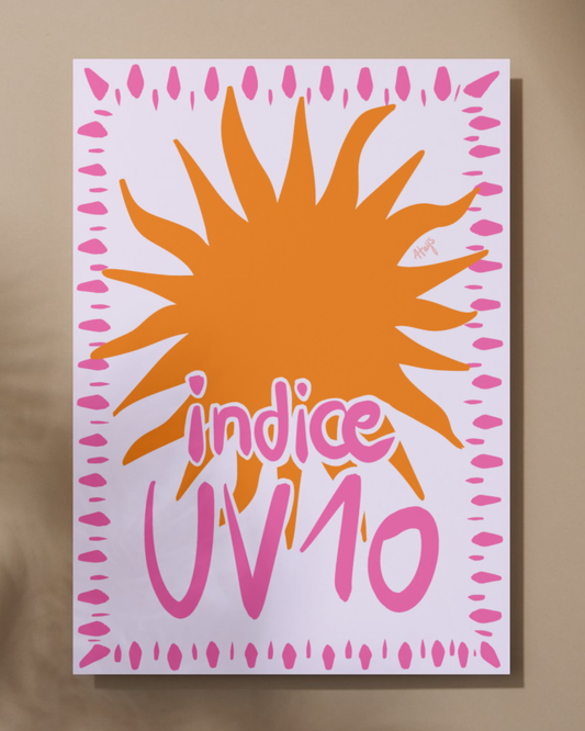 Affiche "Indice UV 10"