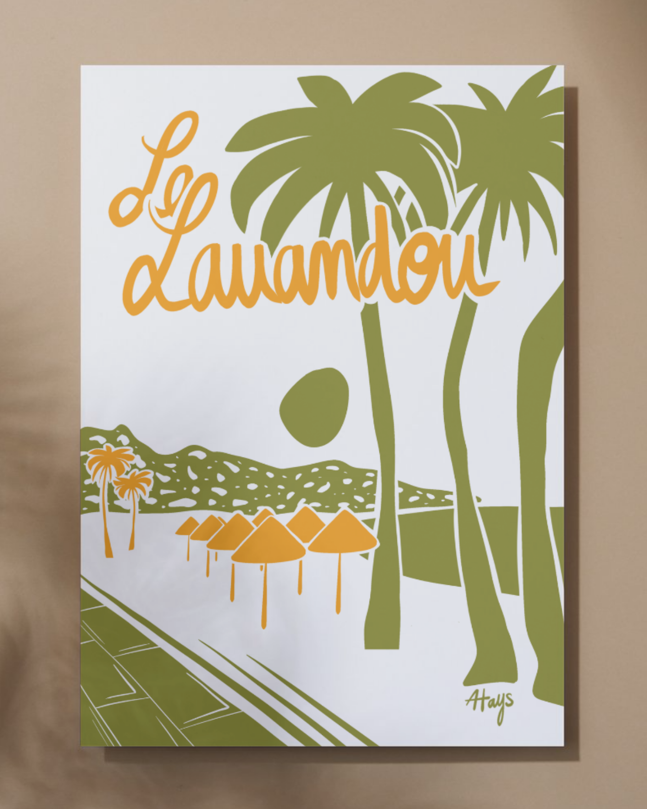 Affiche "Le Lavandou"