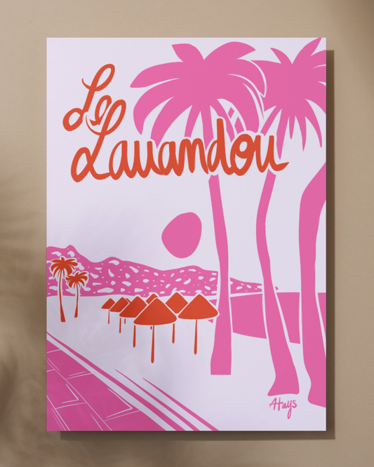 Affiche "Le Lavandou"