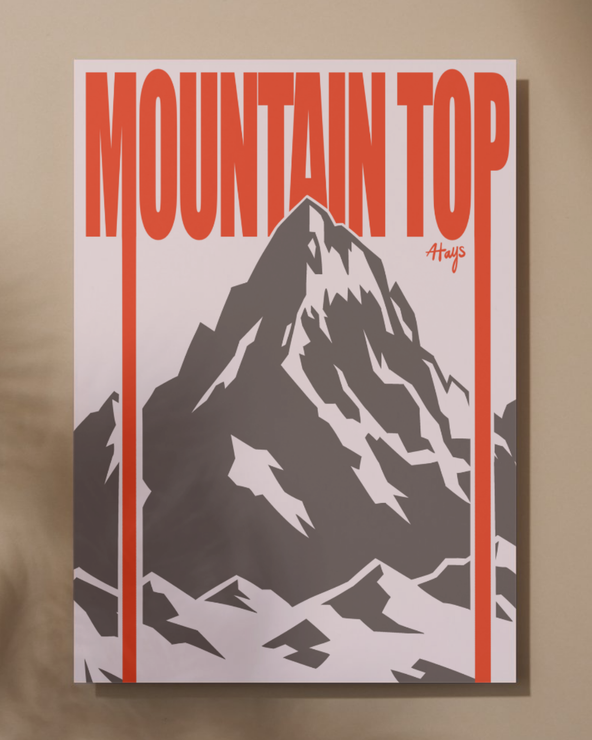 Affiche "Mountain Top"
