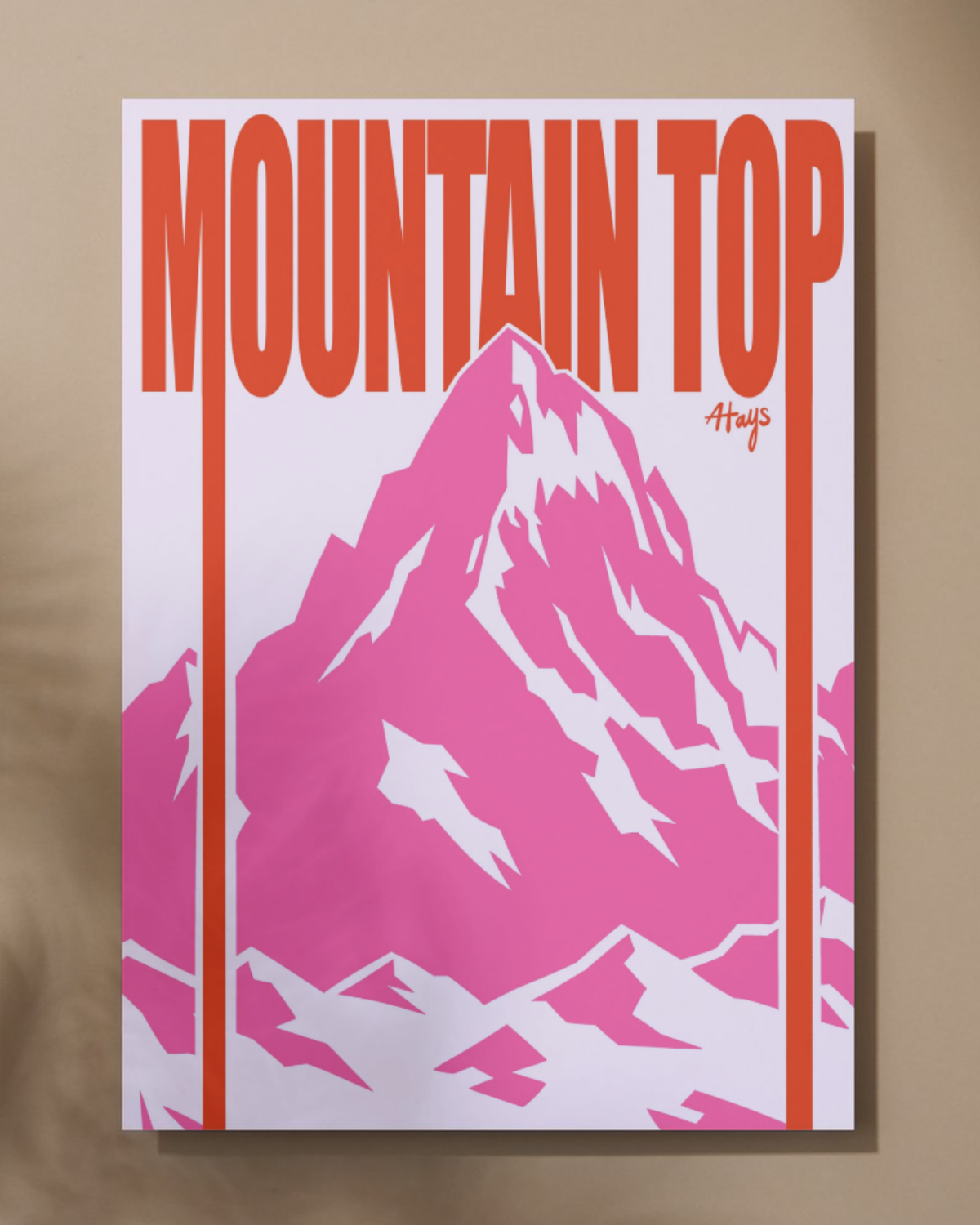 Affiche "Mountain Top"