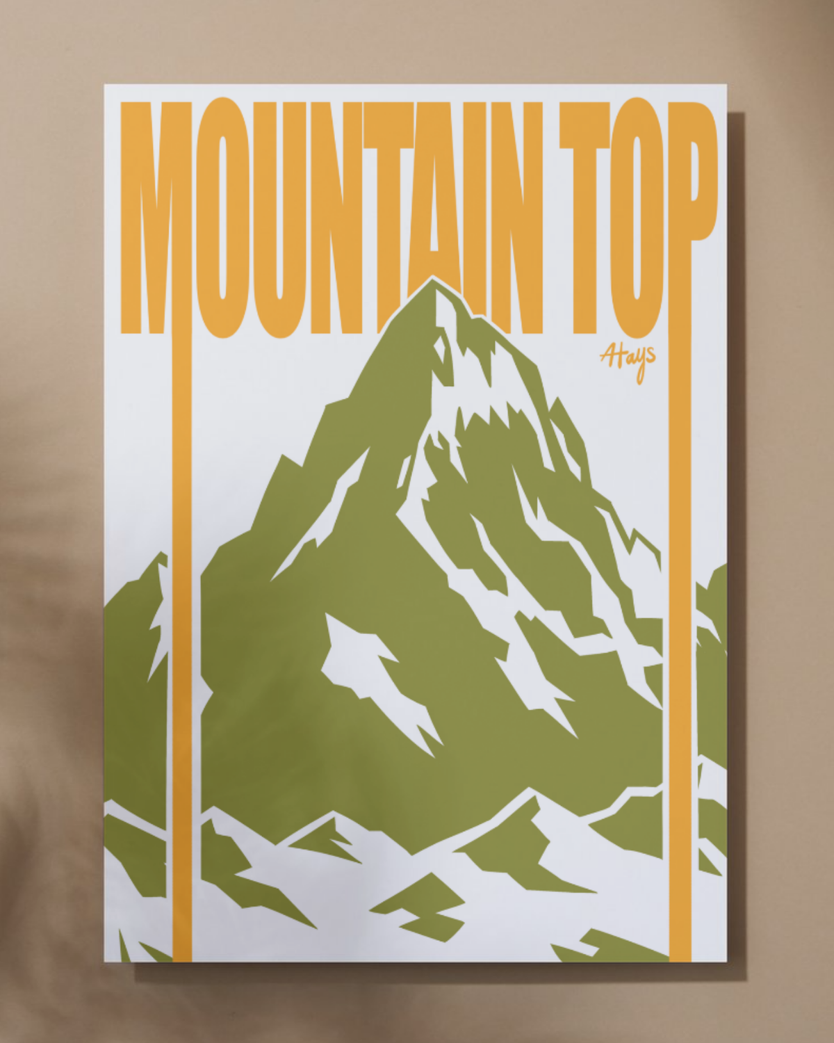 Affiche "Mountain Top"
